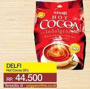 Promo Harga Delfi Hot Cocoa Indulgence per 20 sachet - Yogya