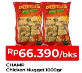 Promo Harga CHAMP Nugget Chicken Nugget 1000 gr - TIP TOP