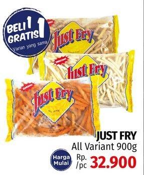 Promo Harga JUST FRY French Fries All Variants 900 gr - LotteMart