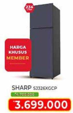 Promo Harga SHARP SJ326XGCP 234 ltr - Yogya