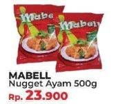 Promo Harga MABELL Nugget Ayam 500 gr - Yogya