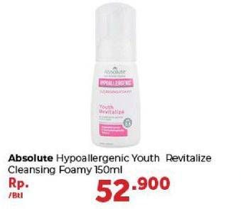 Promo Harga ABSOLUTE Hypoallergenic Youth Revitallize 150 ml - Carrefour