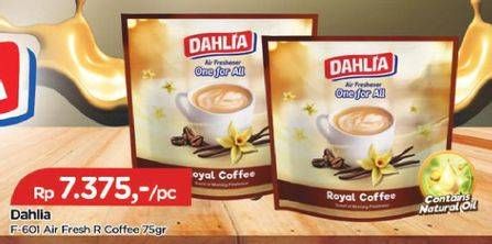 Promo Harga DAHLIA Air Freshener Royal Coffee 75 gr - TIP TOP