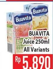 Promo Harga BUAVITA Fresh Juice All Variants 250 ml - Hypermart