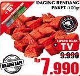 Promo Harga Daging Rendang Sapi per 100 gr - Giant