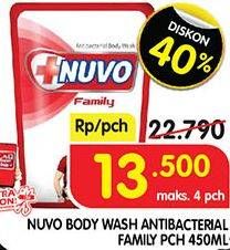 Promo Harga Nuvo Body Wash 450 ml - Superindo