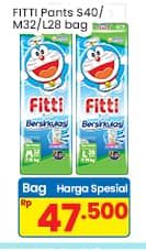 Promo Harga Fitti Pants S40, M32, L28 28 pcs - Indomaret