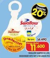 Promo Harga Swallow Deodorizer Lemon  - Superindo