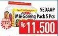 Promo Harga SEDAAP Mie Goreng per 5 pcs 90 gr - Hypermart