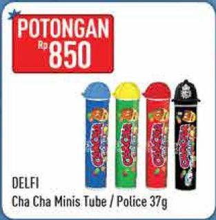 Promo Harga DELFI CHA CHA Minis Police Hat 37 gr - Hypermart