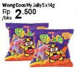 Promo Harga WONG COCO My Jelly per 5 pcs 14 gr - Carrefour