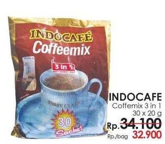 Promo Harga Indocafe Coffeemix 30 pcs - Lotte Grosir