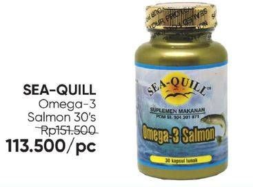 Promo Harga Sea Quill Omega 3 Salmon 30 pcs - Guardian