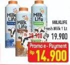 Promo Harga MILK LIFE Fresh Milk 1000 ml - Hypermart