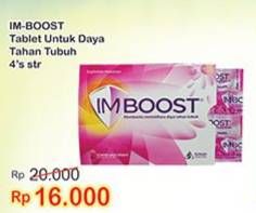 Promo Harga IMBOOST Multivitamin Tablet 4 pcs - Indomaret