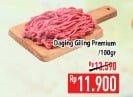 Promo Harga Daging Giling Sapi Premium per 100 gr - Hypermart