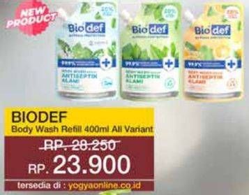 Promo Harga BIODEF Body Wash All Variants 400 ml - Yogya