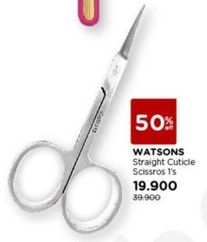 Promo Harga WATSONS Straight Cuticle Scissors  - Watsons