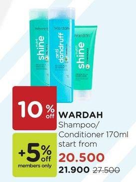 Promo Harga WARDAH Shampoo / Conditioner  - Watsons
