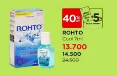 Promo Harga Rohto Obat Mata Cool 7 ml - Watsons