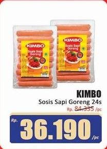 Promo Harga Kimbo Sosis Sapi Goreng 24 pcs - Hari Hari