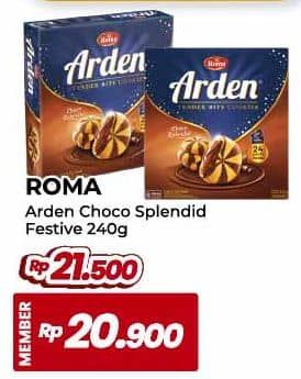 Promo Harga Roma Arden Tender Bite Cookies Krim Cokelat 240 gr - Yogya