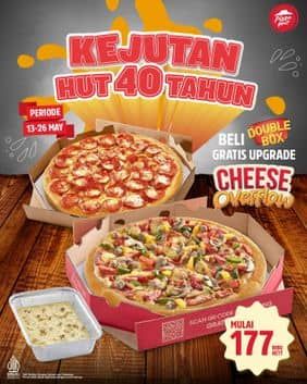 Promo Harga Kejutan HUT 40 Tahun  - Pizza Hut