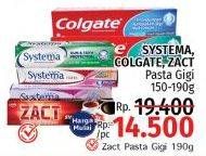 SYSTEMA/ COLGATE/ ZACT Pasta Gigi 150-190 g