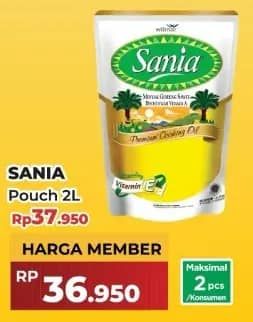 Promo Harga Sania Minyak Goreng 2000 ml - Yogya