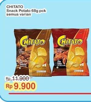 Promo Harga Chitato Snack Potato Chips All Variants 68 gr - Indomaret