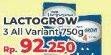 Promo Harga LACTOGROW 3 Susu Pertumbuhan All Variants 750 gr - Yogya
