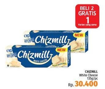 Promo Harga CHIZMILL Wafer White Cheese 135 gr - LotteMart