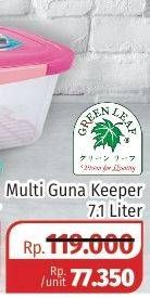 Promo Harga GREEN LEAF Keeper 7100 ml - Lotte Grosir