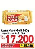 Promo Harga ROMA Marie Gold 240 gr - Carrefour