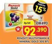 Promo Harga RENOVIT Multivitamin Gold 30 pcs - Superindo