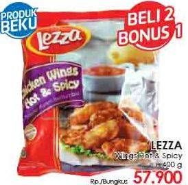 Promo Harga LEZZA Chicken Wing Hot & Spicy 400 gr - LotteMart