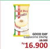 Promo Harga Good Day Cappuccino 10 sachet - Alfamidi