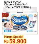 Promo Harga Mamy Poko Perekat Royal Soft S28  - Indomaret