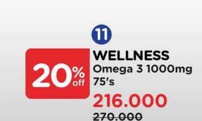 Promo Harga Wellness Omega 3  - Watsons