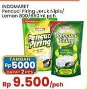 Promo Harga Indomaret Pencuci Piring Jeruk Nipis, Lemon 650 ml - Indomaret
