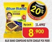 Promo Harga BLUE BAND Cokelat Compound Butir Choco 90 gr - Superindo