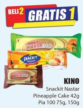 Promo Harga KINO Snackit Nastar Pineapple Cake 42 gr - Hari Hari