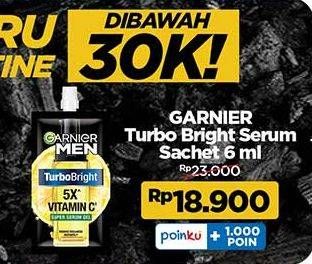 Promo Harga Garnier Men Turbo Bright Super Serum 7 ml - Indomaret