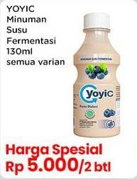Promo Harga Yoyic Probiotic Fermented Milk Drink All Variants 130 ml - Indomaret