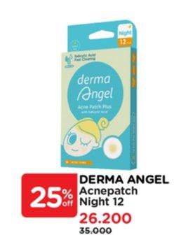 Promo Harga Derma Angel Acne Night 12 pcs - Watsons