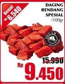 Promo Harga Daging Rendang Sapi per 100 gr - Giant