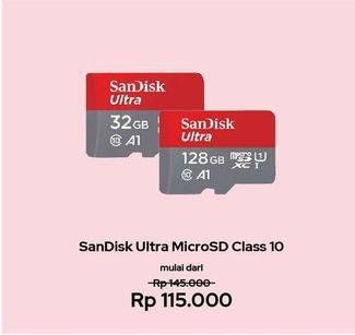 Promo Harga Sandisk Memory Card Class10  - Erafone