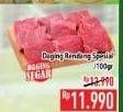 Promo Harga Daging Rendang Sapi Spesial per 100 gr - Hypermart