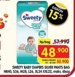 Promo Harga Sweety Silver Comfort/Pants  - Superindo