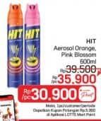 Promo Harga HIT Aerosol Orange, Pink Blossom 600 ml - LotteMart